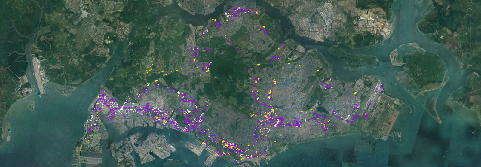 Photovoltaik Singapur - Google Earth