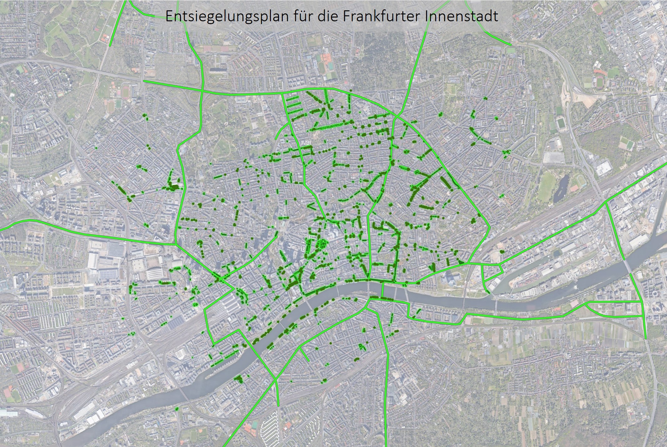 Stiftung Altes Neuland Frankfurt GNU / Google Satellite