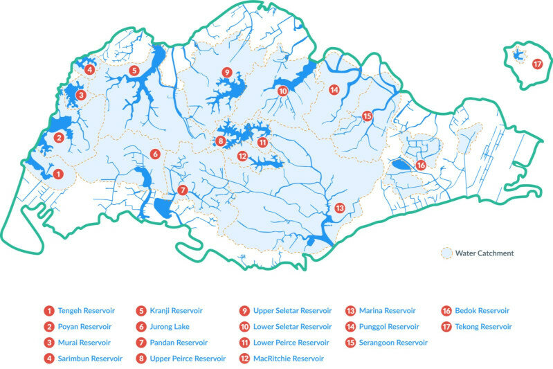 Singapore Water Drainage Network - pub.gov.sg