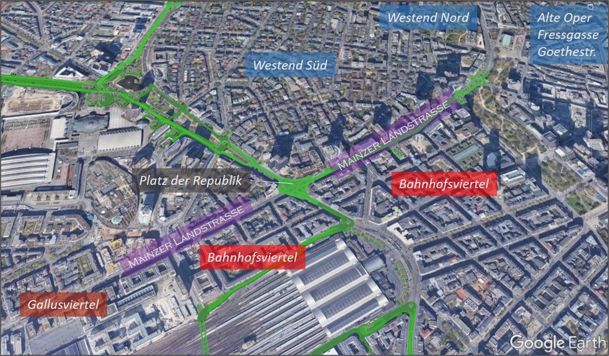 Google Earth - Stiftung Altes Neuland Frankfurt GNU
