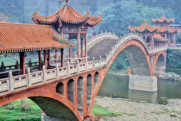 leshan bridge China - heybrian.com