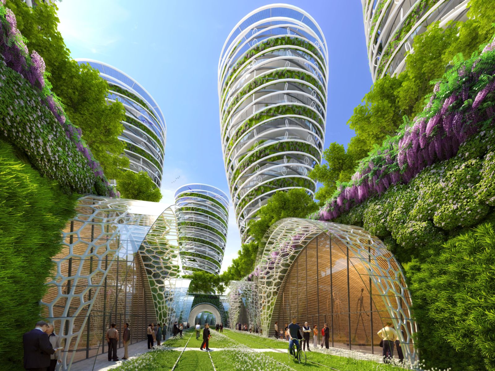 Vincent Callibaut - Antismog Towers Paris 2050
