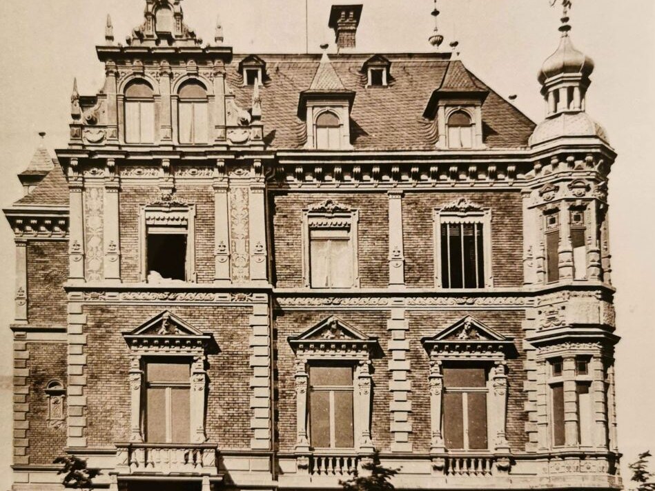 Villa mit Trümchen Liebigstrasse 53 1890