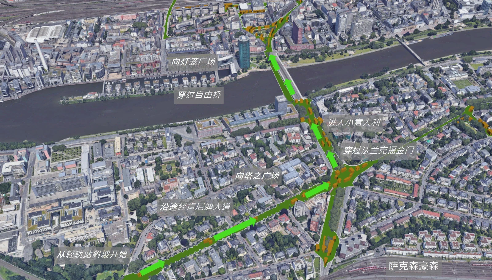 Google Earth / Stiftung Altes Neuland Frankfurt GNU