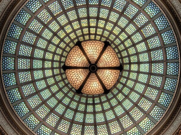 The Tiffany Skylight of Chicago-W.Brian Duncan